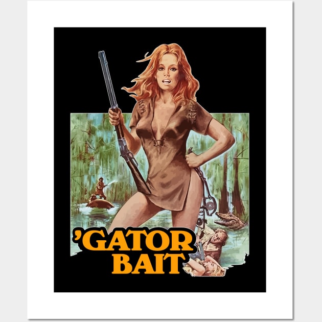 'Gator Bait ))(( Cult Classic Horror Fan Art Wall Art by darklordpug